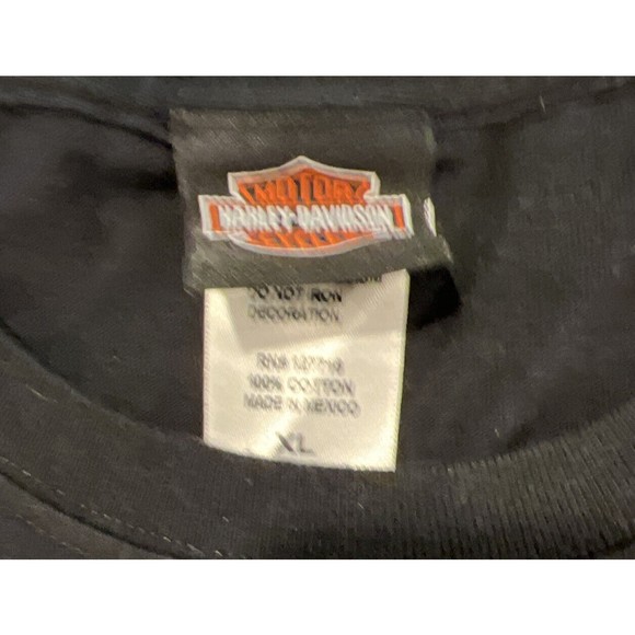 Harley Davidson Black T shirt XL Tee Columbia TN 2012 South of Nashville Rules - Picture 8 of 8